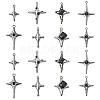 32Pcs 8 Styles Alloy Pendants FIND-CJ0006-01-1