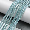 Opaque Baking Paint Glass Beads Strands DGLA-F002-03A-2