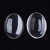 Transparent Glass Cabochons GGLA-R022-30x40-B-4