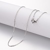 Non-Tarnish 304 Stainless Steel Necklace LS-MAK-K004-19P-1