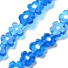 Handmade Millefiori Lampwork Beads Strands LAMP-F035-09R-1