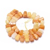 Natural Topaz Jade Beads Strands G-K293-J12-C-2
