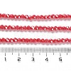 Electroplate Opaque Glass Beads Strands EGLA-A035-P3mm-A03-4