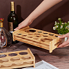 Bamboo Holders for 2 Shot Dispenser & 12 Glasses AJEW-WH0033-78B-3