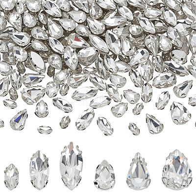 180Pcs Sew on Rhinestone RGLA-FG0001-29-1