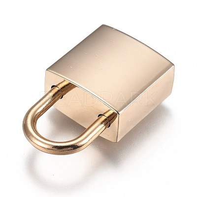 Rectangle Alloy Padlock Mini Lock with Key PALLOY-H191-02G-1