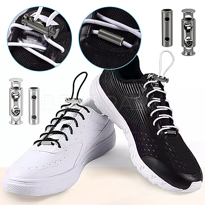 2 Sets 2 Colors Alloy Spring Buckles FIND-GA0003-79-1