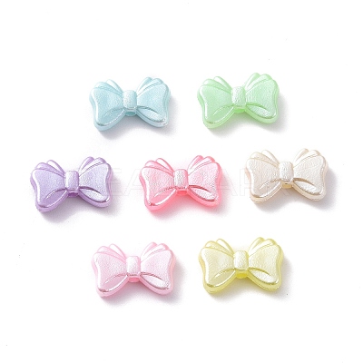 Opaque Acrylic Beads X-OACR-G014-05-1