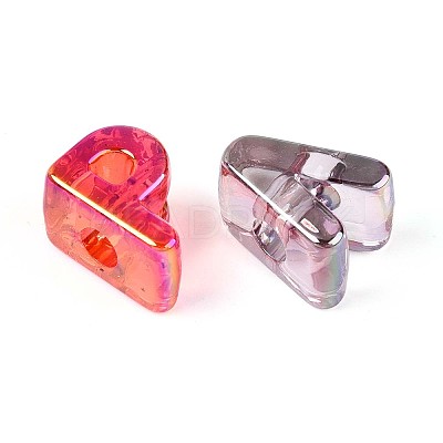 UV Plating Transparent Acrylic Beads TACR-T030-01M-1