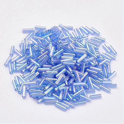 Glass Bugle Beads SEED-E001-12mm-166-1