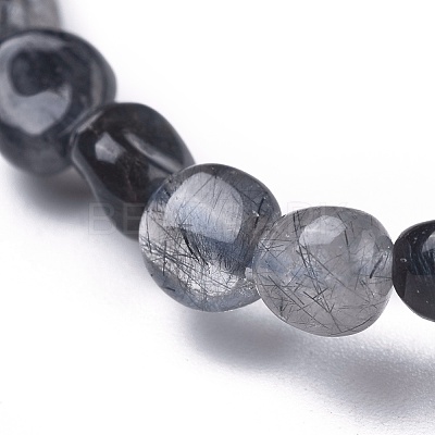 Natural Gemstone Bead Stretch Bracelets BJEW-K213-51-1