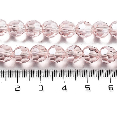 Electroplate Transparent Glass Beads Strands LS-EGLA-A035-T8mm-A20-1