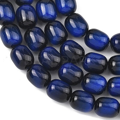 Imitation Tiger Eye Glass Beads Strands X-GLAA-H040-02A-1