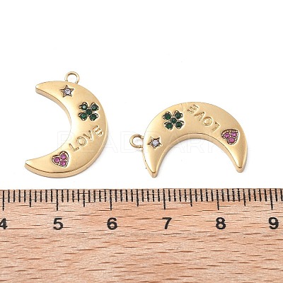 304 Stainless Steel Rhinestone Pendants STAS-Z121-50G-1