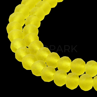 Transparent Glass Beads Strands X-EGLA-A034-T10mm-MD29-1
