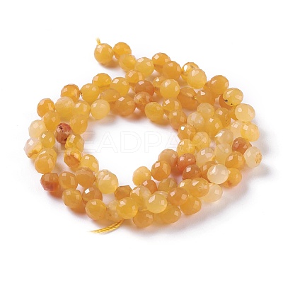 Natural Topaz Jade Beads Strands G-H243-12-1