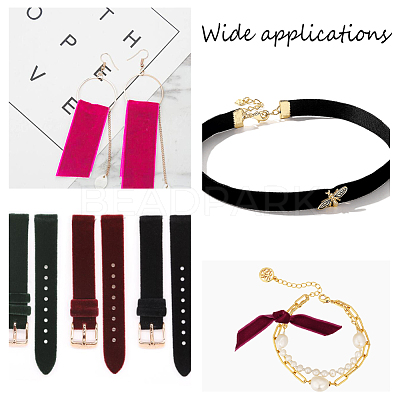 Velvet Ribbon SRIB-WH0006-18D-1
