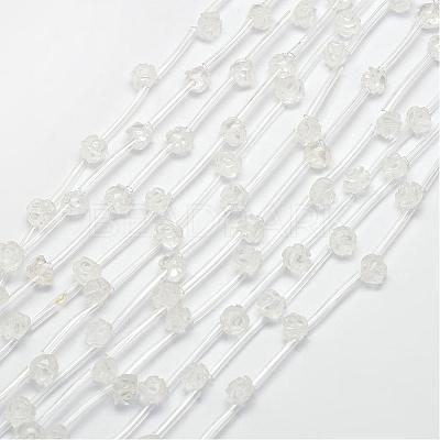 Natural Quartz Crystal Scattered Beads G-O156-B-04-1