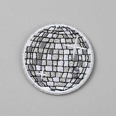 Polyester Iron on/Sew On Patches PATC-WH0022-04A-1