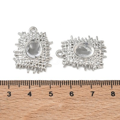 Alloy Glass Pendants GL-CBAAD3F-01P-1