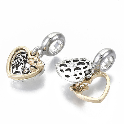 Alloy European Dangle Charms MPDL-N039-025-1