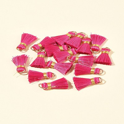 20Pcs Handmade Polycotton(Polyester Cotton) Tassel Decorations FIND-FS0003-27K-1
