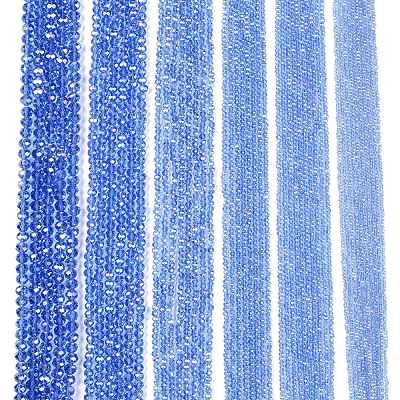 Electroplate Glass Beads Strands LS-EGLA-A044-T3mm-B14-1