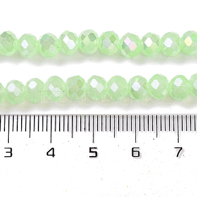 Baking Electroplate Glass Beads Strands LS-DGLA-A039-J6MM-B10-1