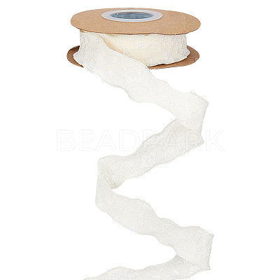 Flower Polyester Ribbons SRIB-WH20020-053A-02-1
