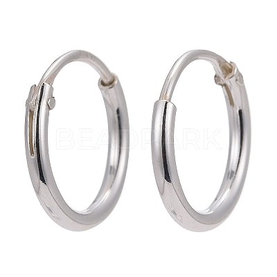 Sterling Silver Hoop Earring Findings X-STER-E062-05A-S-1