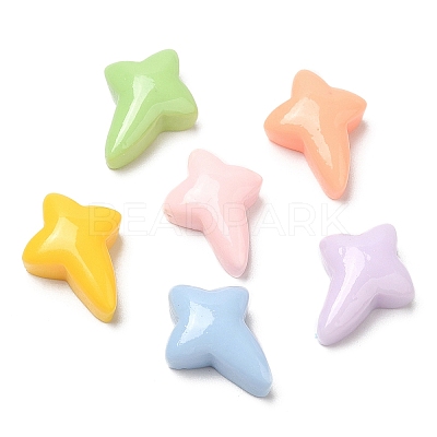 Opaque Resin Cabochons RESI-K027-01-1