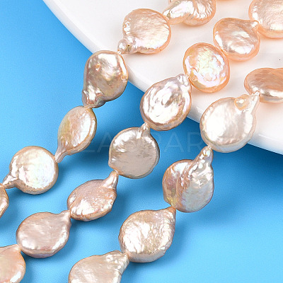 Natural Keshi Pearl Beads Strands PEAR-S018-02B-1-1