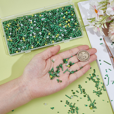 150G Glass Seed Beads SEED-ME0001-02-1
