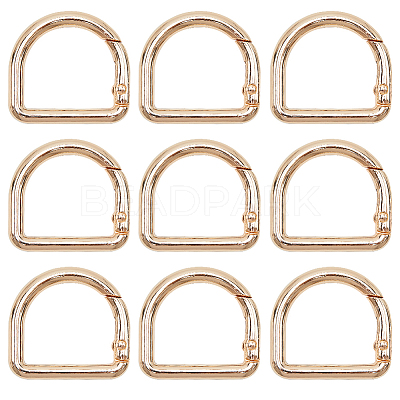 12Pcs Alloy Spring Gate Rings FIND-GF0007-10B-1