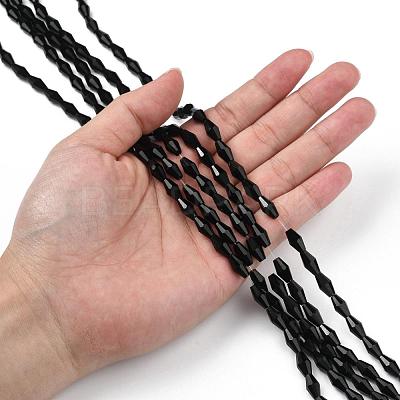 Opaque Glass Beads Strands GLAA-P001-03B-04-1
