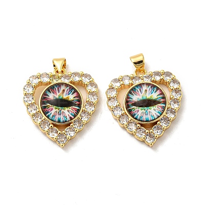 Golden Brass Pendants KK-L209-005G-07-1