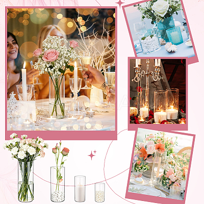 48Pcs Glass Vase AJEW-WH0696-315-1