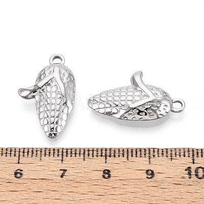 304 Stainless Steel Pendants STAS-T065-69P-1