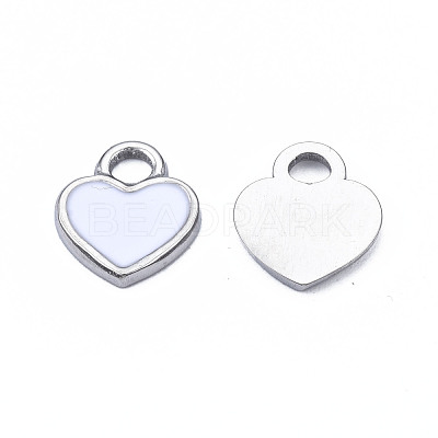 201 Stainless Steel Charms STAS-S080-045P-NR-1