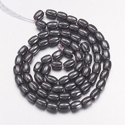 Non-Magnetic Synthetic Hematite Beads G-H1081-1-1