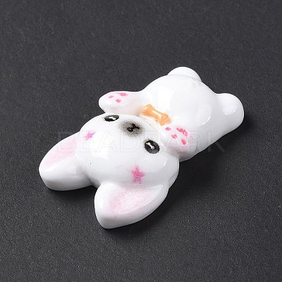 Opaque Resin Cabochons RESI-G065-01A-1