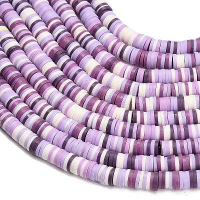 Handmade Polymer Clay Beads Strands PY-CBA21A8-01A-1