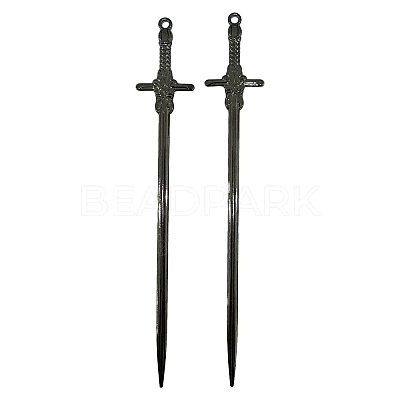 Sword Alloy Hair Sticks PW-WG0B211-04-1