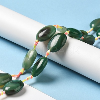Natural Agate Beads Strands G-K334-02C-1