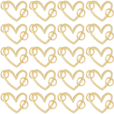 20Pcs Brass Pendants PALLOY-HS00023-1
