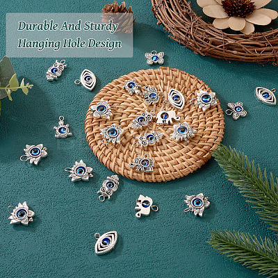 6Pcs Tibetan Style Alloy Pendant PALLOY-TA00004-1