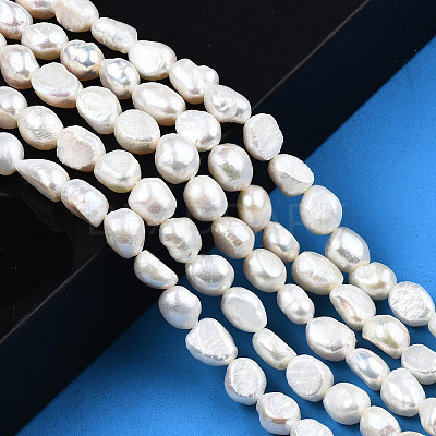 Natural Cultured Freshwater Pearl Beads Strands PEAR-N014-07F-1