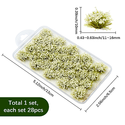 Nylon Mini Grass Tufts AJEW-WH20120-06B-1