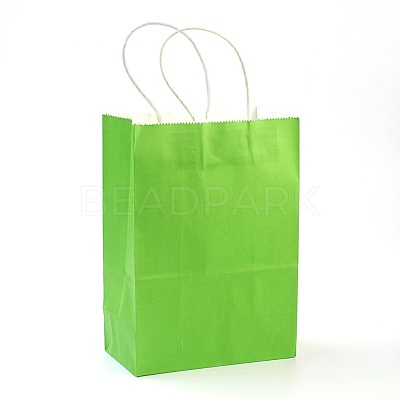 Pure Color Kraft Paper Bags AJEW-G020-B-05-1