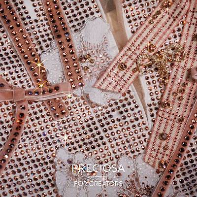 Preciosa® MAXIMA Crystal Round Stones Y-PRC-RBSS10-33400-1